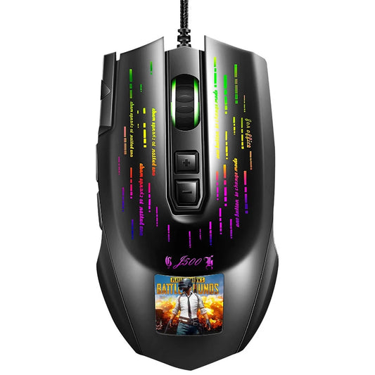 Gaming Mouse with Touch-Screen Display 6400DPI RGB Backlight Gamer Mice for PC Game/Office Mouse Electronics Gadgets Computer Accessories Black